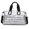 Pearlescent Dry-Wet Gym & Travel Duffel Silver color SKU reference