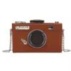 Camera-Shape Mini Crossbody Bag Camel color SKU reference
