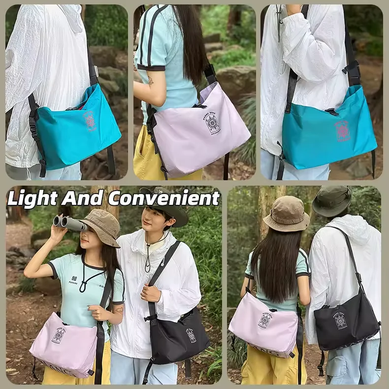 27L Oxford Crossbody Travel Bag with Adjustable Strap product reference image