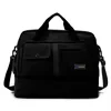Expandable Nylon Travel Duffel with Shoe Storage Black color SKU reference