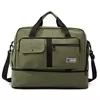 Expandable Nylon Travel Duffel with Shoe Storage Army Green color SKU reference