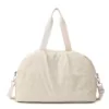 Oxford Travel Duffel Tote with Dry-Wet Storage White color SKU reference