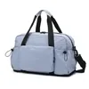 Foldable Expandable Oxford Duffel with Shoe Compartment Gray color SKU reference