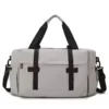 Oxford Travel Duffel with Dry-Wet Pocket and Front Storage Gray color SKU reference