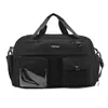 Oxford Gym Duffel with Shoe Compartment and Hidden Pocket Black color SKU reference