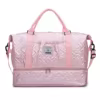 Dry-Wet Separation Gym Weekender with Shoe Compartment Pink color SKU reference