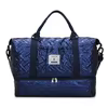 Dry-Wet Separation Gym Weekender with Shoe Compartment Navy color SKU reference