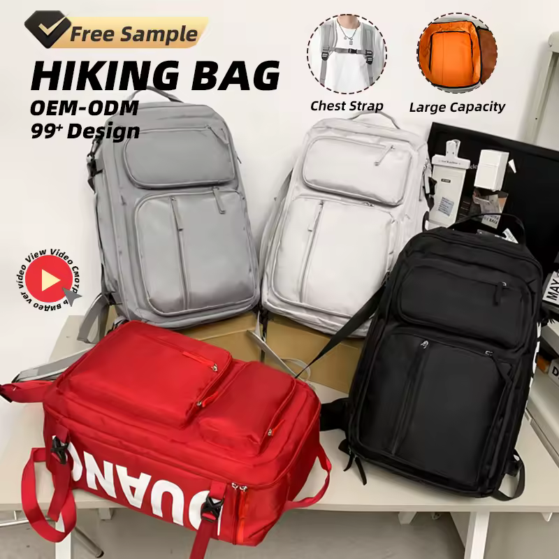 Multi-Pocket Sports & Hiking Duffel Backpack product reference image