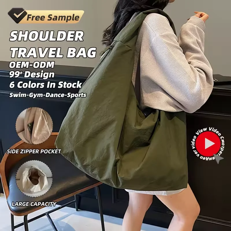 26L Polyester Shoulder Tote with Anti-Theft Pocket product reference image