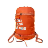 Nylon Hiking Backpack with Adjustable Shoulder Straps Orange color SKU reference