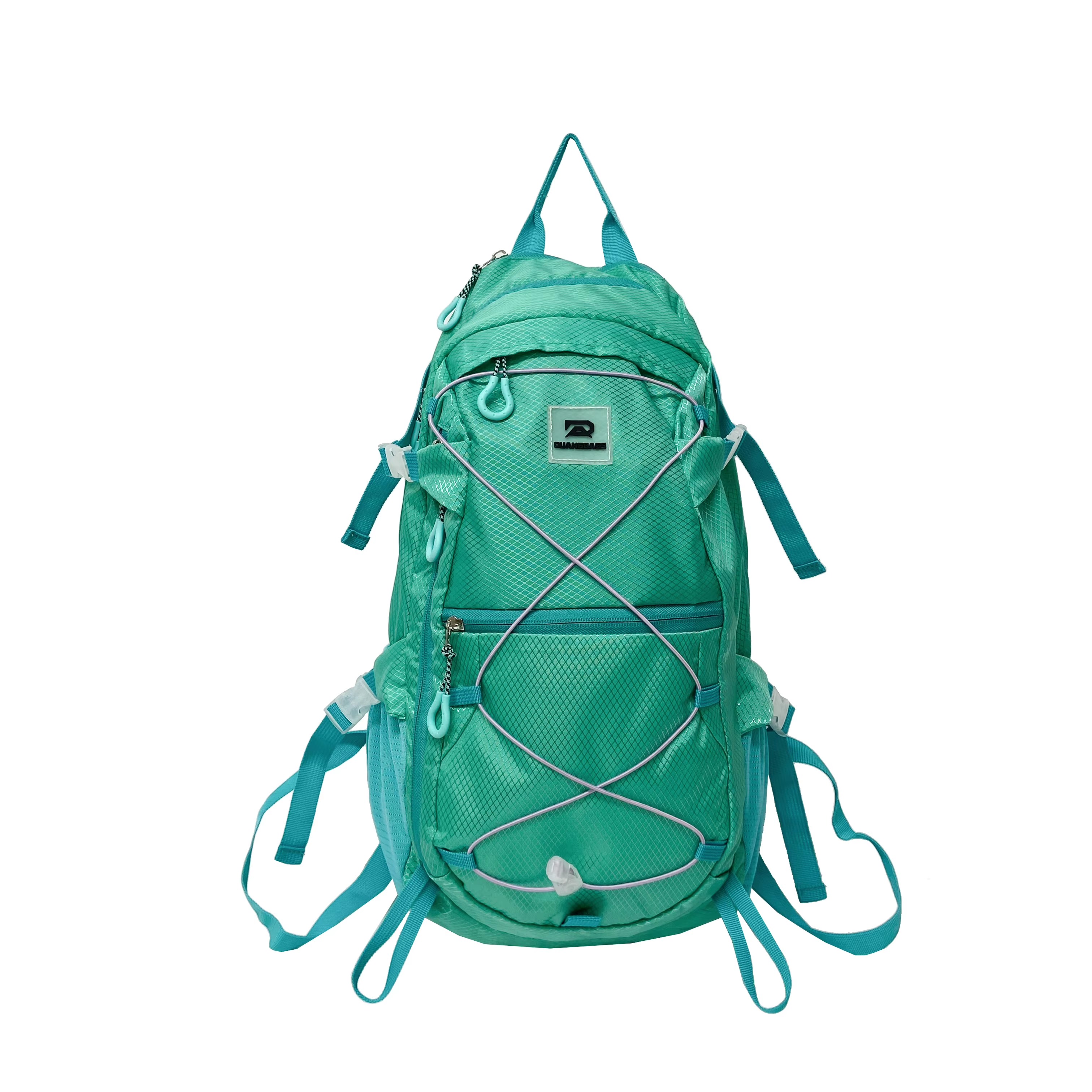 Lightweight Multi-Pocket Hiking Backpack with Front Bungee Cord product reference image