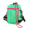 Drawstring Phone & Water Bottle Crossbody Bag Green color SKU reference