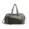 28L PU Travel Duffel with Shoe Storage and Multiple Pockets Champagne color SKU reference