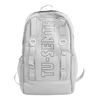 Checkered Nylon Hiking & School Backpack Beige color SKU reference