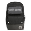 Color-Block Nylon School & Travel Backpack Black and gray color SKU reference