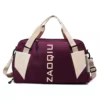 Oxford Travel Duffel with Shoe Storage and Wet-Dry Pocket Purplish Red color SKU reference