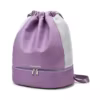 Oxford Drawstring Backpack with Wet-Dry Storage Sky Blue color SKU reference