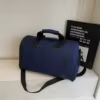 Letter-Print Nylon Sport Shoulder Bag Light Blue color SKU reference