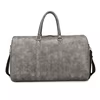 PU Travel Duffel with Wet-Dry and Shoe Storage Gray color SKU reference