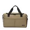 Nylon Travel Duffel with Shoe Compartment Khaki color SKU reference