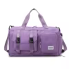 Oxford Sports Duffel with Wet-Dry Pocket and Shoe Compartment Purple color SKU reference