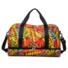 Oxford Travel Duffel with Wet-Dry and Shoe Storage Yellow color SKU reference