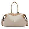 Canvas Short-Trip Duffel with Front Utility Pocket Khaki color SKU reference