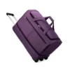 Three-Size Foldable Rolling Luggage with Silent Wheels Purple · reference 2 color SKU reference