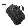 Three-Size Oxford Rolling Travel Backpack with Laptop Sleeve Black · reference 2 color SKU reference