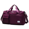 Oxford Travel Duffel with Shoe and Wet-Dry Compartments Purple-red color SKU reference