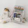 18L Clear PVC Sports Backpack with Reinforced Shoulder Straps SKU option 04 color SKU reference