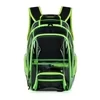 25L Clear PVC Backpack with Front Pocket & Luggage Sleeve Green color SKU reference