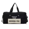 32L Canvas Gym Duffel with Shoe Compartment Black color SKU reference