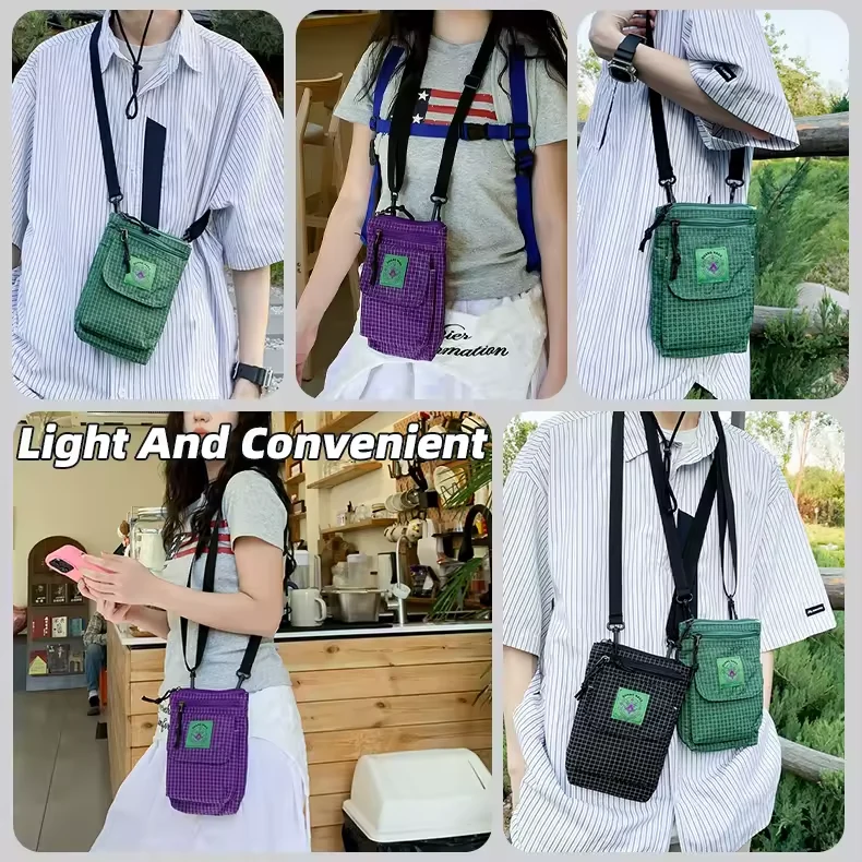 Nylon Mini Phone Crossbody Bag with Adjustable Strap product reference image
