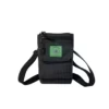 Nylon Mini Phone Crossbody Bag with Adjustable Strap Black color SKU reference