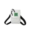 Nylon Mini Phone Crossbody Bag with Adjustable Strap White color SKU reference