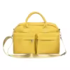 Nylon Multi-Pocket Crossbody Travel Bag Yellow color SKU reference
