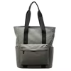 Nylon Everyday Tote with Adjustable Shoulder Strap Gray color SKU reference