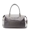 Oxford Crossbody Tote with Magnetic Snap Closure Gray color SKU reference