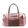 Oxford Crossbody Tote with Magnetic Snap Closure Pink color SKU reference