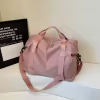 Polyester Sports Tote with Yoga Mat Strap Pink color SKU reference