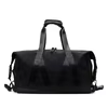 Nylon Gym Travel Duffel with Shoe Compartment White color SKU reference