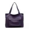 Large Nylon Sport Travel Tote with Adjustable Strap Purple color SKU reference