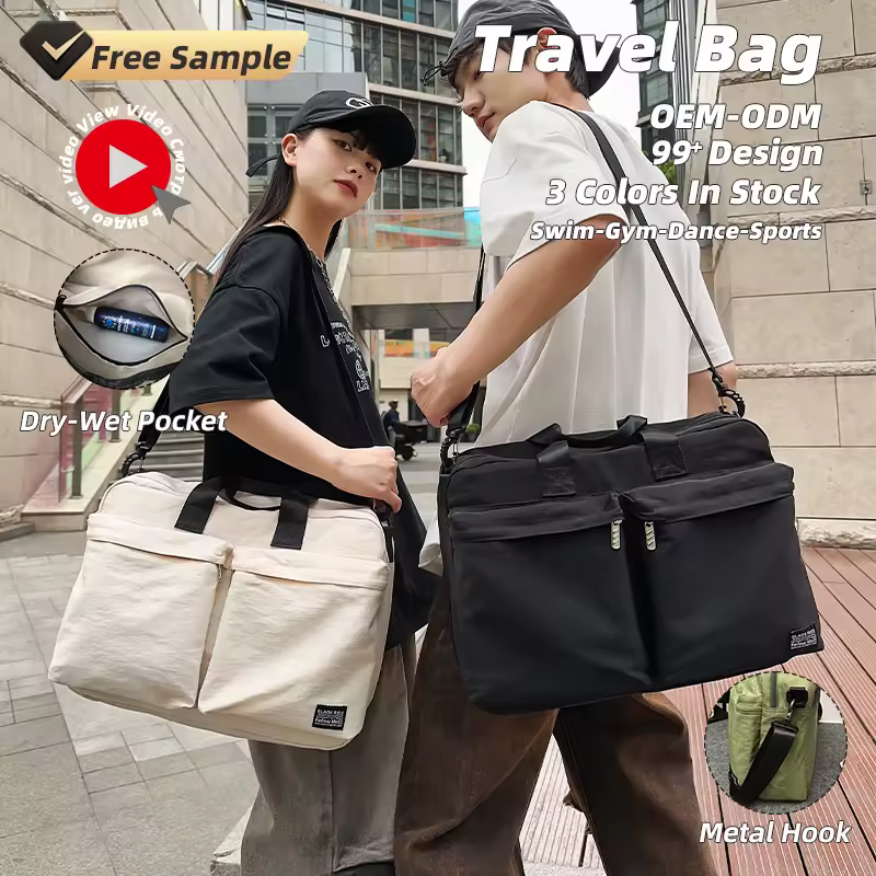 Lightweight Nylon Travel & Gym Tote product reference image