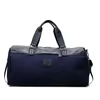 Nylon Travel Duffel with Separate Shoe Compartment Deep Blue color SKU reference