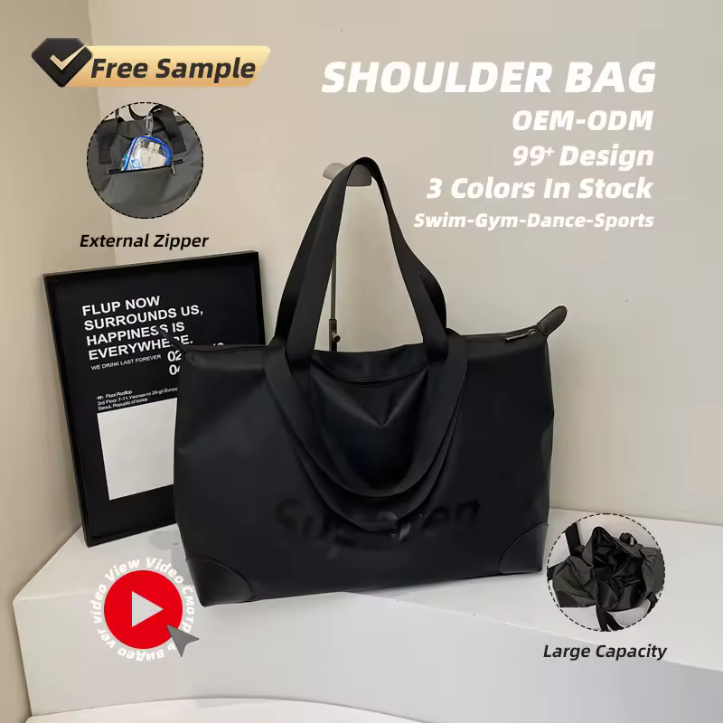 Unisex Oxford Crossbody Sport Bag with Rear Zip Pocket product reference image