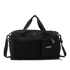 Oxford Travel Organizer Bag with Transparent Pocket Black color SKU reference