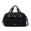 Nylon Travel Duffel with Shoe Compartment Black color SKU reference