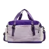 Nylon Travel Duffel with Shoe Compartment Purple color SKU reference