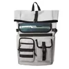 Nylon Racket Sports Backpack with Reflective Strip White color SKU reference